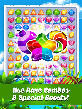 Addictive Gem Match 3 - Free Games With Bonuses图片2