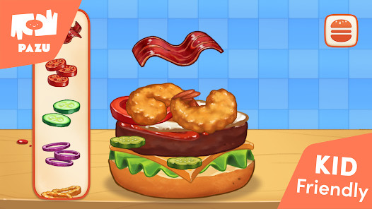 Burger Maker Kids Cooking Game图片5