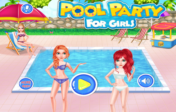 女孩泳池派对 游戏的女孩图片5