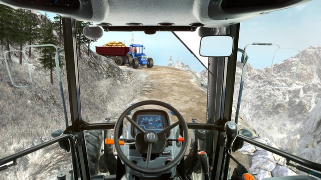 重型拖拉机推车货物：农民模拟器图片1