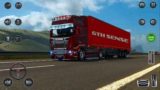 Uphill Euro Truck Games 3D图片1