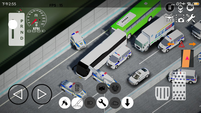 完了，8BQ了，我在高速道路上开公交汽车被警察逮了