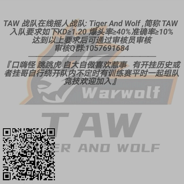 TAW战队招人