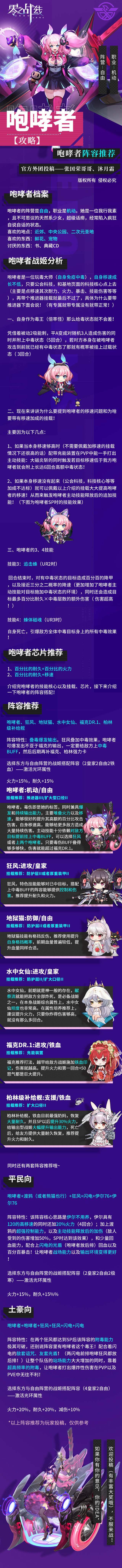 【玩家攻略】咆哮者阵容搭配进阶版