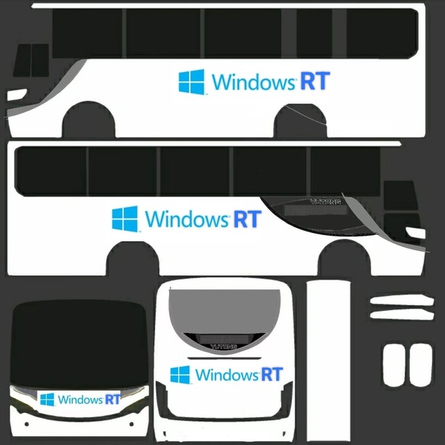 这是我自制的Windows RT专用公交车皮肤，绝对不是二改