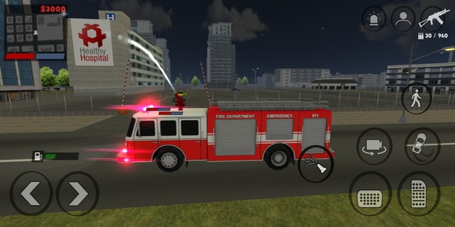 这游戏居然更新了消防车?!能喷水的那种