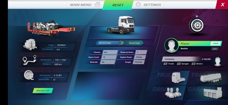 欧洲卡车模拟3新手教程