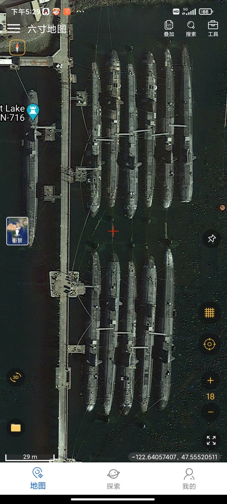 如何在地图上找到朱姆沃尔特级驱逐舰（DDG-1000）