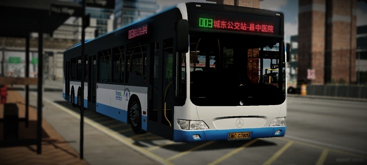 北京公交枣泥涂装