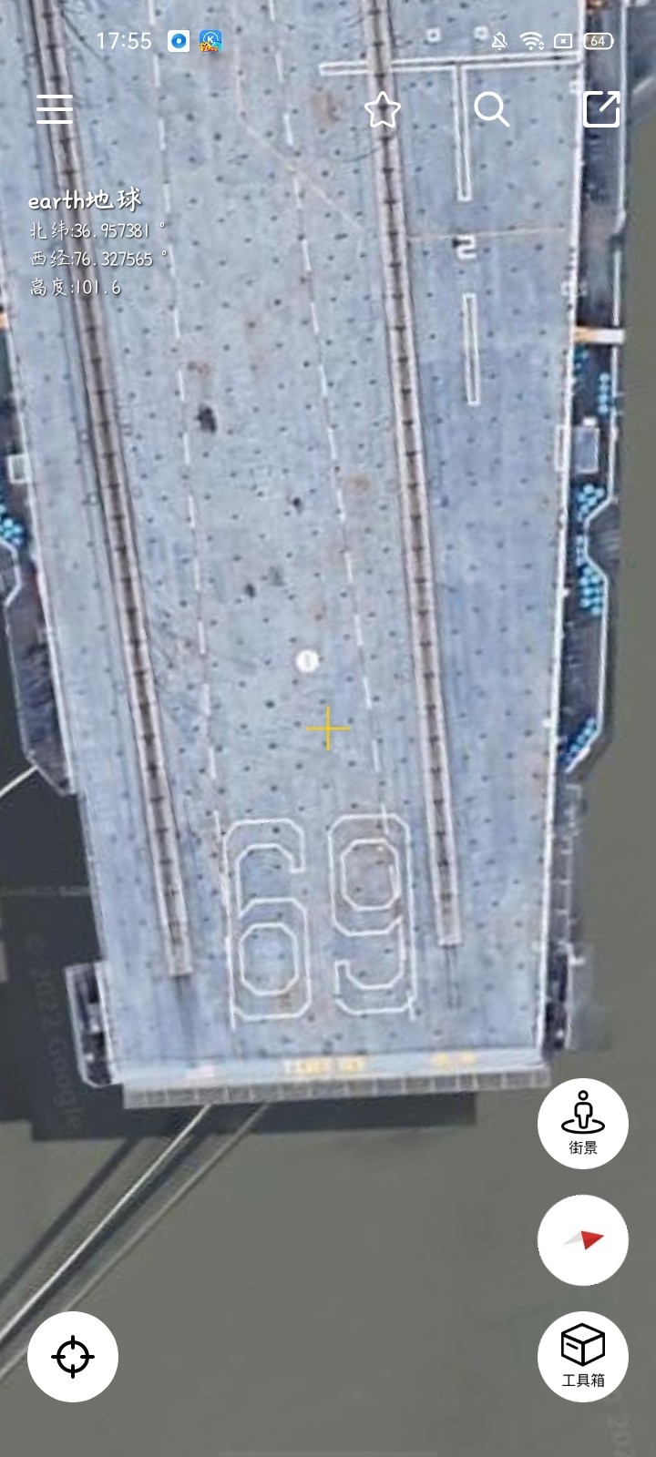 如何在地图上找到朱姆沃尔特级驱逐舰（DDG-1000）