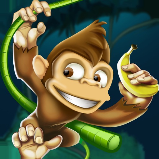 丛林猴子跑酷游戏 - 游戏酷跑
