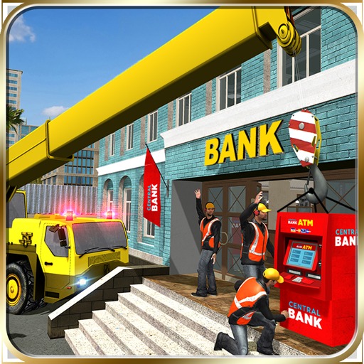 银行建筑工地：塔式起重机操作员Sim
