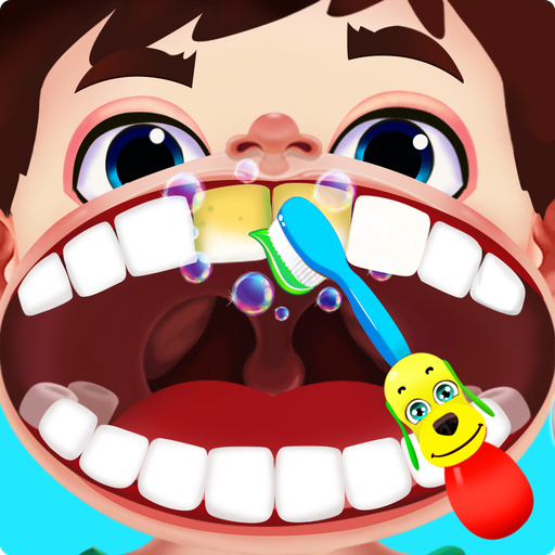 疯狂牙医游戏与手术大括号 - 医生游戏