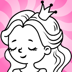 Princess coloring book pages