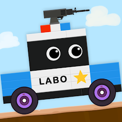 Labo积木汽车2儿童赛车游戏-创造卡车警车消防车的儿童游戏