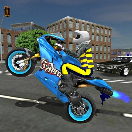 Sports bike simulator Drift 3D