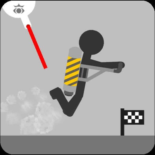 Stickman fly flight