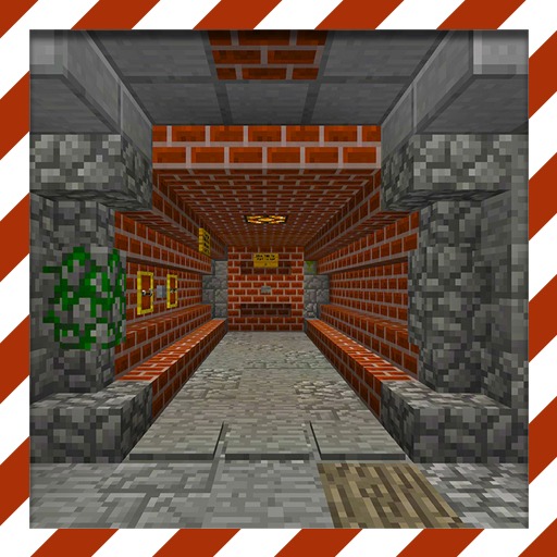 Evasion of Prison. Minecraft PE maps quest adventu