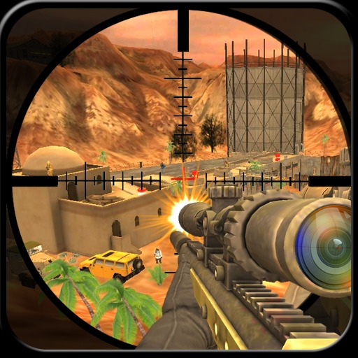 军军队 狙击手 3d 沙漠 射手 最好的免费射击游戏
