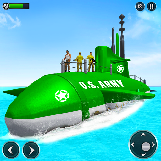 US Army Transporter Submarine Driving Games