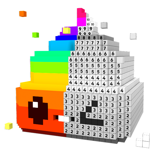 Pixel.ly 3D – 按數字填色