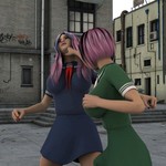 Schoolgirl Fighting Game