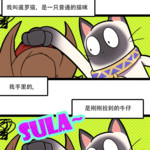 【SS12漫画】暹罗猫的奇妙日常：牛仔从天而降？