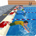 儿童水上游泳锦标赛