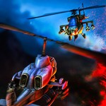 直升机格斗游戏空袭 - 混战