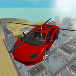 Flying  Helicopter Car 3D Free