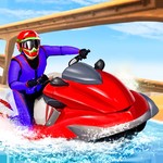 电动喷气艇赛车：滑雪水上冲浪运动
