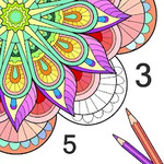 Mandala Color by Number Book