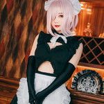 玛修 女仆装cosplay