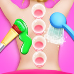 女生遊戲:公主水療美容換裝化妝小遊戲
