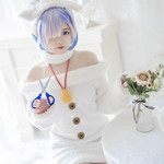 蕾姆小绵羊cosplay