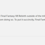 《Final Fantasy VII Rebirth》MC媒体评分人工翻译合集