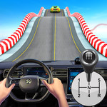 坡道汽车特技赛车： 不可能的轨道 3D - 赛车, 汽车游戏