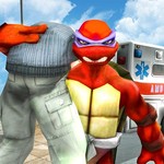飞行忍者战士乌龟成救援任务3D修改版