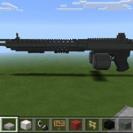 我的世界大型枪模型 M4LMG枪械模型