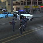 LSPD-城市暴动，大量警员支援