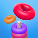 Color Sort 3D — Hoop Stack