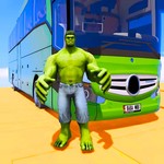 Superhero Big Bus Stunts Drive