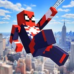 3D方块蜘蛛人英雄突变修改版