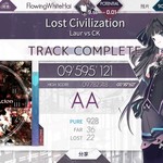 【水音游成绩】【Arcaea】有时要先退步才能再进步