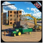 Concrete Excavator Tractor Sim