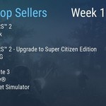 Steam最新一周销量榜 《绝地潜兵2》成功四连冠