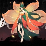 【版本爆料】绝美而强大的花之神！飒花二觉「落英神女」动画公开