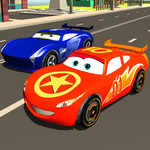 Super Kids Car Racing In Traffic