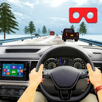 汽车驾驶中的VR交通赛车：虚拟游戏