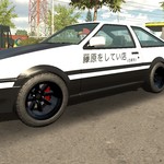 头文字D、AE86丰田